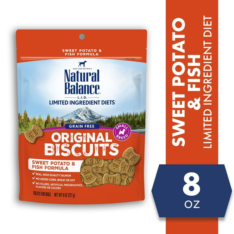 Natural Balance L.I.T. Limited Ingredient Sweet Potato and Fish Formula Treats for Dogs Natural Balance L.I.T. Limited Ingredient Sweet Potato and Fish Formula Treats for Dogs