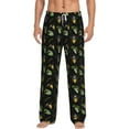 thumbnail image 2 of Kdxio Bee Floral Print Men's Sleep Pajama Pant Lounge Pants with Pockets, 2 of 8