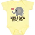 thumbnail image 3 of Inktastic Mimi and Papa Love Me Elephant Boys or Girls Baby Bodysuit, 3 of 5