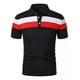 thumbnail image 1 of Playeras Casual De Manga Corta A Rayas De Moda Para Hombre, 1 of 4