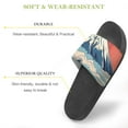 thumbnail image 3 of GZHJMY Stylish Slides for Women Men, Japan Illustration in Retro Style. Soft Flexible Slip-on Sandals Slippers, 3 of 7
