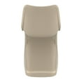 thumbnail image 3 of 33.5" Taupe Brown Outdoor Patio Dining Chair, 3 of 8