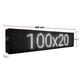 thumbnail image 4 of Letrero Led Azul Programable Doble Vista Wifi 100cm X 20cm Publicidad, Negocio, Tiendas, 4 of 4