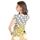 thumbnail image 3 of Blusa estampado geometrico Roman Fashion /Juvenil, 30466 (Mostaza) ocre M, 3 of 6