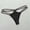 Black, variant on Underwear Women Cheeky Cotton Bikini G String Thongs G String Black Womens Seamless Underwear,XL