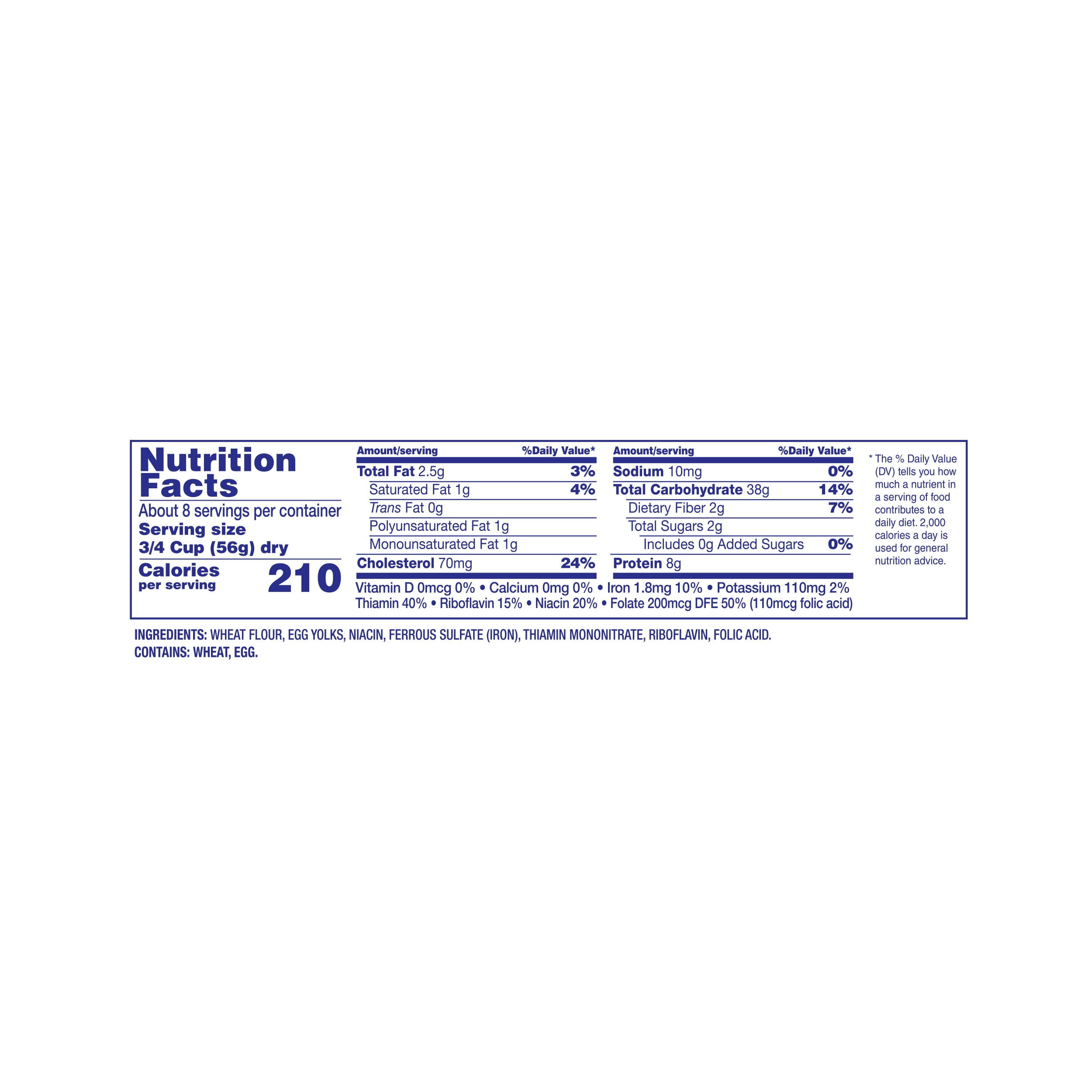 Mrs. Weiss' Kluski Enriched Egg Noodles, 16-Ounce Bag