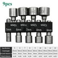 thumbnail image 3 of High-Quality Steel Screwdriver Nut Socket Bits Set - Multiple Sizes for Various, 3 of 8