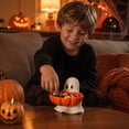 thumbnail image 4 of Halloween Ghost Candy Bowl Creative Holiday Party Prop Tabletop & Shelf Ornament Indoor Home Decor Perfect For Crafting Joyful Halloween Atmosphere, 4 of 6