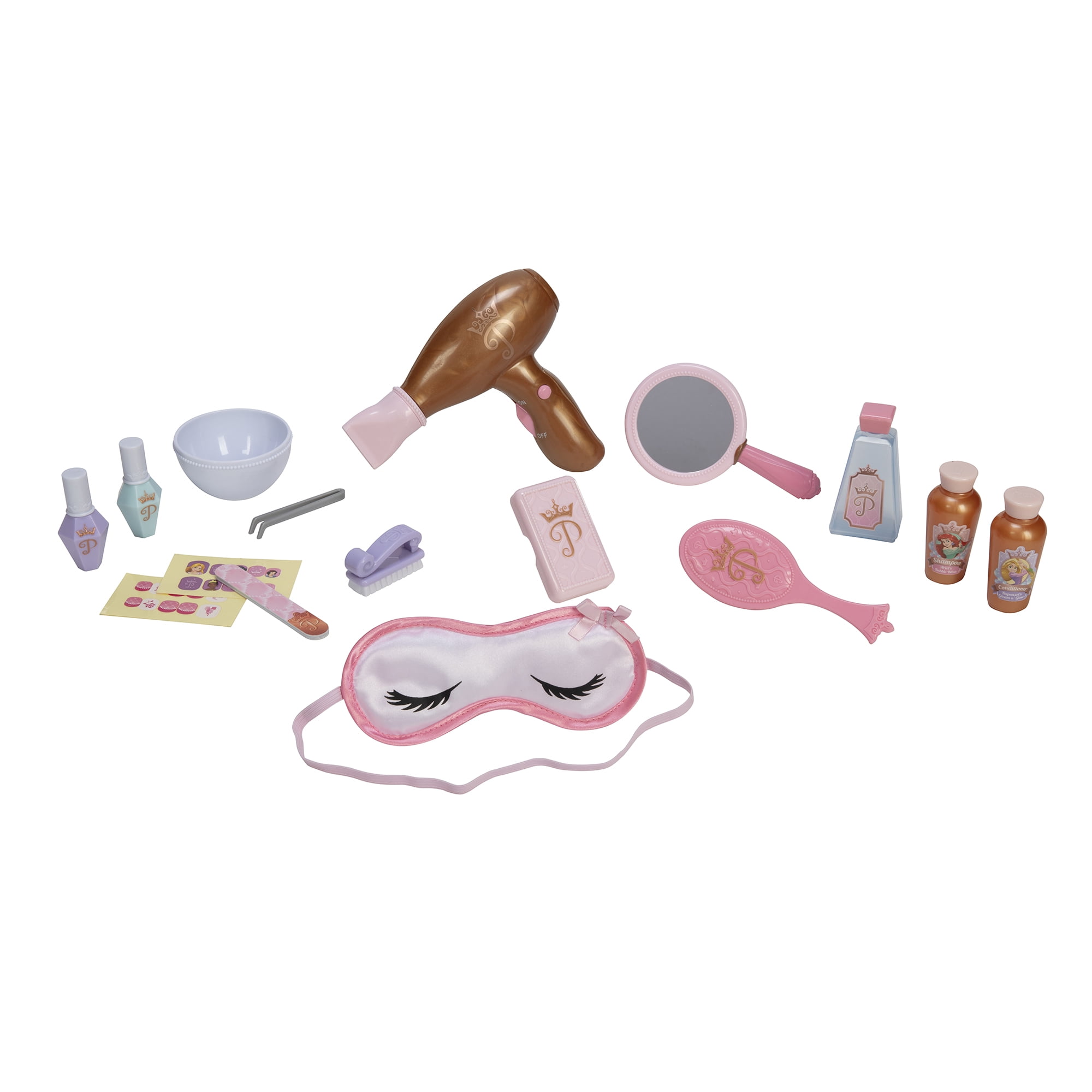 Disney Princess Style Collection Ultimate Spa Set, with 20 Accessories, Walmart Exclusive, Ages 3+