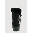 thumbnail image 3 of Women's Faux Fur Lined Platform Booties with Faux Pearl Bow, 3 of 3
