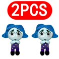 thumbnail image 1 of New Inside Out 2 Plush Anxiety Doll Cute Joy Fear Anger Disgust Sadness Riley Plushish Toys Collection Model Toy Birthday Gift 2PCS, 1 of 6