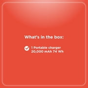 RadioShack 100W High-Performance Power Bank (20,000MAH, USB-C, Gray)
