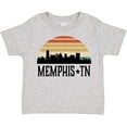 thumbnail image 3 of Inktastic Memphis Tennessee Skyline Retro Sunset Boys or Girls Toddler T-Shirt, 3 of 5