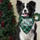 thumbnail image 5 of 20/10/1 piezas Bufanda triangular para mascotas para perros grandes Bandanas para fiestas navideñas para perros y gatos Patrón de letras de Papá Noel rojo Suministros para mascotas, 5 of 5