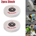 thumbnail image 1 of Chendee 2Pcs 3 Inch Cloth Buffing Polishing Wheels Buffer Polish Jewelry Grinder Pad, 1 of 8