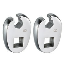 Uxcell 2 Pieces Drive Crowfoot Wrench 3/8" Drive 8mm Metric Flare Nut Crowfoot Wrench