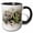 Black/White, variant on 3drose, Image of Watercolor Artichoke Art, 11oz Mug