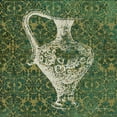 thumbnail image 2 of Burghardt, James 15x15 Black Ornate Wood Framed with Double Matting Museum Art Print Titled - Patterned Bottles III, 2 of 4