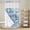 Mist Blue-1, variant on Blue Coastal No Hook Shower Curtain with Snap in Liner, Waterproof Fabric Shower Curtains, Nautical Coral Starfish Shell Turtle Summer Shower Curtain Set Top See Through for Bathroom 54"x78"