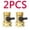 Gold-2pcs, variant on US Standard Solid Brass Garden Hose Connector - Heavy Duty Hose Fitting with On/Off Switch, Leak-Proof Water Hose Adapter for Garden Lawn Watering & Outdoor Irrigation Use, 2in, Gold