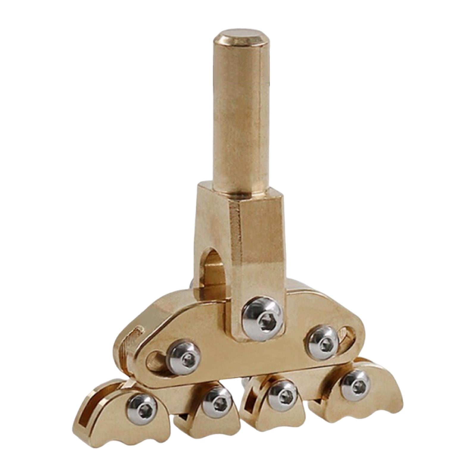 Radius Adaptive Guitar Fret Press Sturdy Brass Tool with 9.5mm Shank for Curved Fingerboards DIY Guitar Repair
