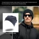 thumbnail image 3 of Gorro Qarigey para Mujeres y Hombres Adultos Gris oscuro Estilo simple Accesorio de ropa, 3 of 6