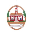 thumbnail image 1 of Adorno Navideño De Belén, Tarjeta Colgante De Madera, Colgante Para Árbol De Navidad, 1 of 4