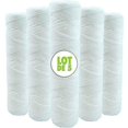 thumbnail image 2 of Set Of 5 Coiled Water Filter Cartridges Anti Sediment 9 Inches 3/4 - 5 Microns Compatible With 10 Inch Filters Made In France-kryc, 2 of 3