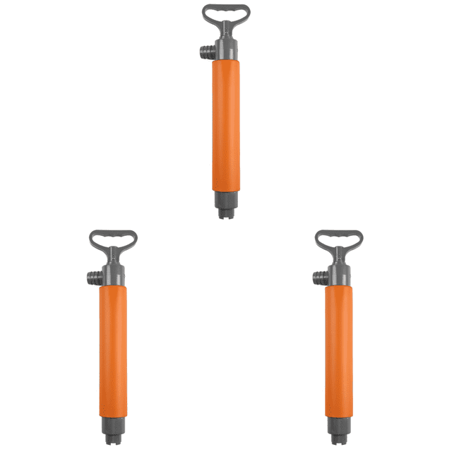 Kayak bomba manual 46 cm canoa sentina para rescate de emergencia naranja