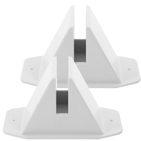 UPKOCH 2pcs Garden Fence Bases Lawn Picket Fence Stand Holder Yard Fence Supply for Garden