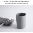 thumbnail image 4 of Cup 300ml, Unbreakable Reusable Drinking Cups Set Of 2 Colors, Tumbler Plastic Toothbrush Cup, Dishwasher Safe (brown & Grey), 4 of 5
