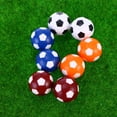 thumbnail image 2 of EeaseCA 8 Pcs Mini Ballons de Soccer de Table Colorés de Remplacement 36mm, 2 of 7