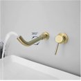 thumbnail image 2 of Wallmounted solid brass faucet, concealed installation, 360° swivel spout, singlehandle mixing valve, 2 of 5