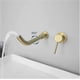 thumbnail image 2 of Wallmounted solid brass faucet, concealed installation, 360° swivel spout, singlehandle mixing valve, 2 of 5