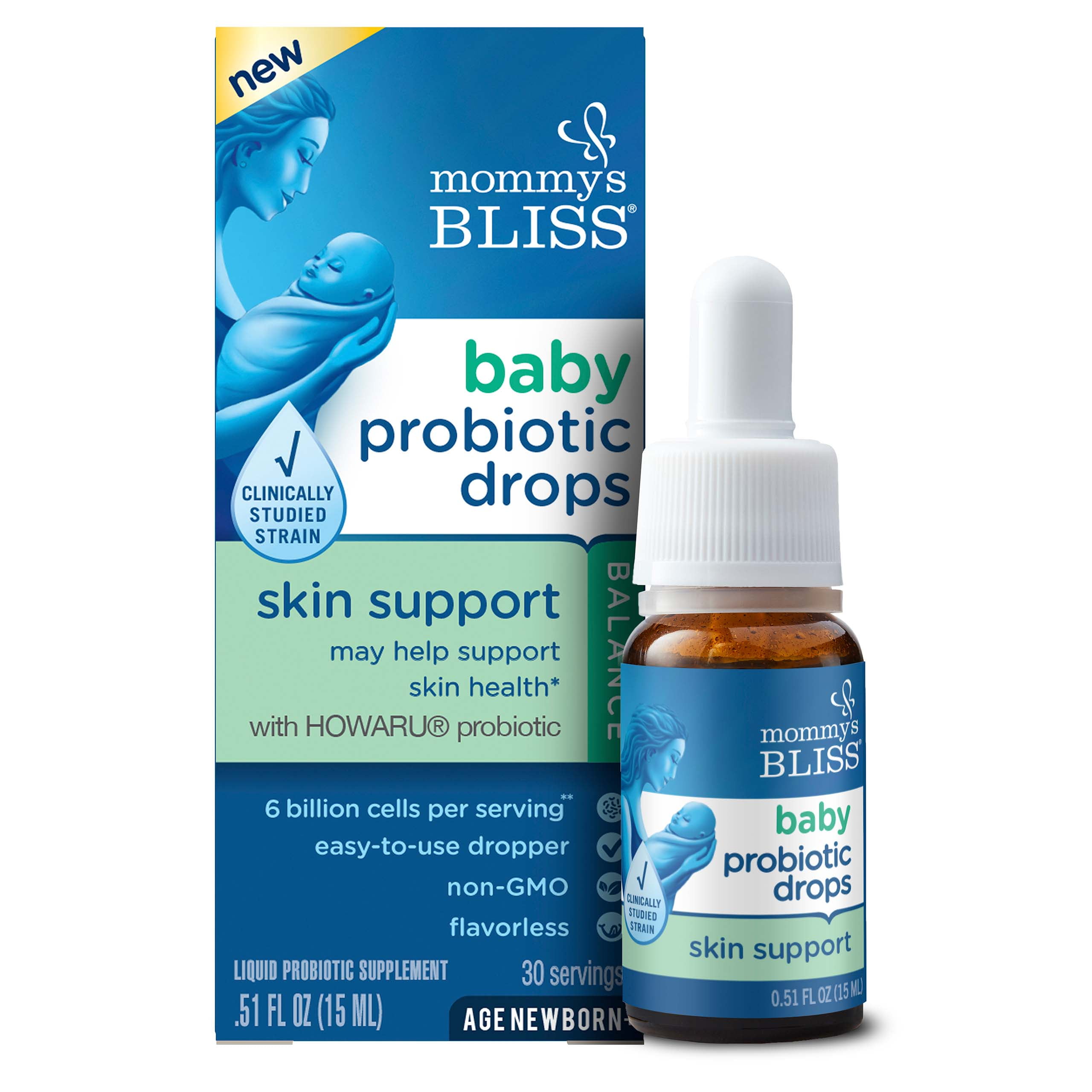Mommys Bliss Baby Probiotic Drops Skin Support