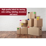 Moving Sticker Color Code Labels in 8 Assorted Colors 3 x 2 Labels (7.5 ...