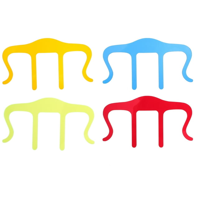 MasteelfCA 4 Pcs Clips de Partitions en Forme de M Clips de Livres de Musique Acryliques Pinces de Partitions