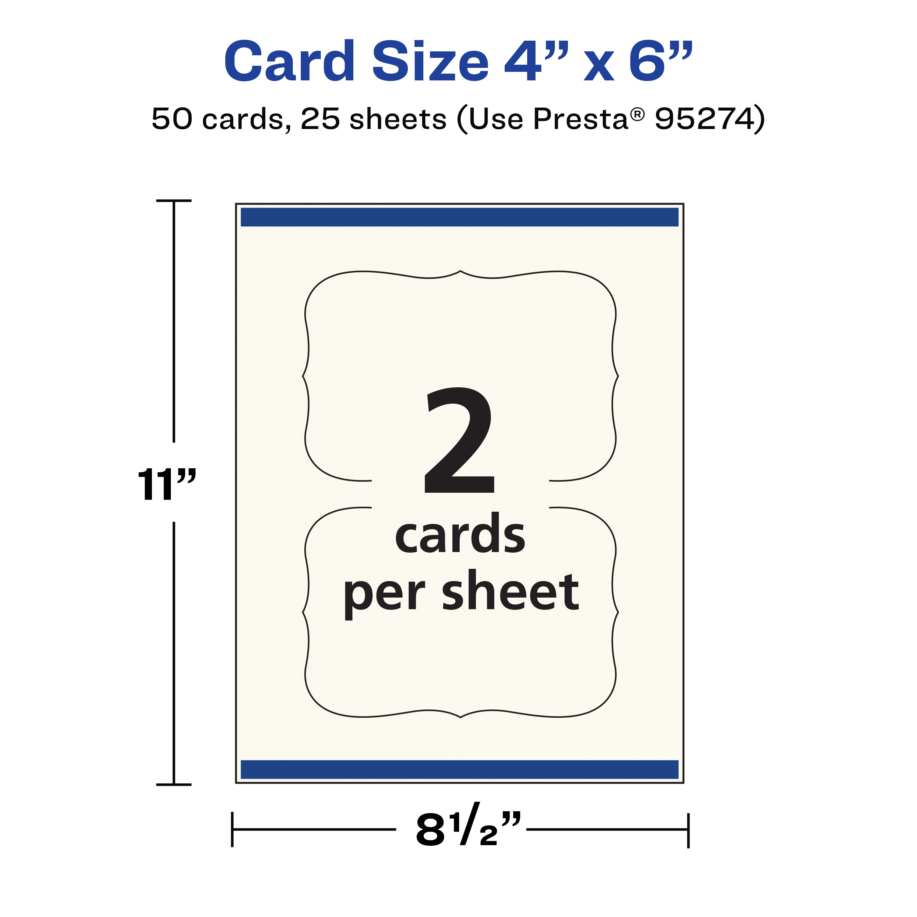 4x6 Folded Card Template