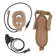 thumbnail image 3 of Auriculares Walkie Talkie, Auriculares Unilaterales Militares Resistentes Ajustables De Alta Resistencia Cómodos Para PD600 Para PD602 Para Hytera, 3 of 8