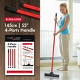 thumbnail image 3 of Tyroler | 100% Natural Rubber Broom & Squeegee 33cm | 140cm Anti-Rust Handle , For Pet & Human Hair. Indoor, Outdoor, Carpets, Floor, Deck. Water Resistant & Washable, 3 of 7