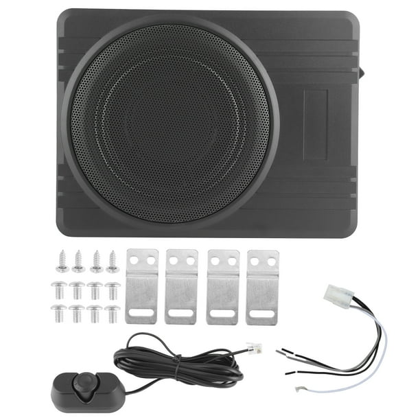 10in 12V 800W debajo del asiento subwoofer altavoz de graves de audio delgado sonido claro para la modificación del automóvil Jadeshay A
