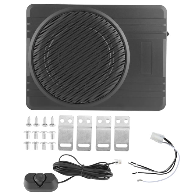 Subwoofer debajo del asiento, altavoz bajo audio de 10 pulgadas, 12 V, 800 W, altavoz debajo del asiento, el mejor de su clase