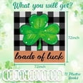 thumbnail image 4 of St Patrick’s Day Loads of Luck Shower Curtain St Patricks Bathroom Decorations Set with 12PCS Hooks 72x72 Inch, 4 of 6