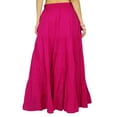 thumbnail image 5 of Phagun Jupe Longue Maxi Jupe Tenue de Plage Coton Tenue d'Été, 5 of 5