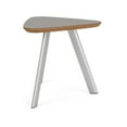 thumbnail image 2 of Willow Lounge Reception Waiting Room End Table HPL Top / Silver Steel / Gray, 2 of 5