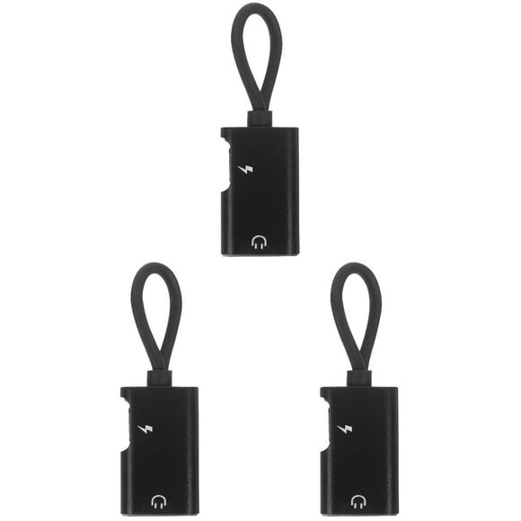 3pcs USB C Headphone Adapter Multipurpose USB-C To 3.5mmm Headphone Adapter Charger Supply