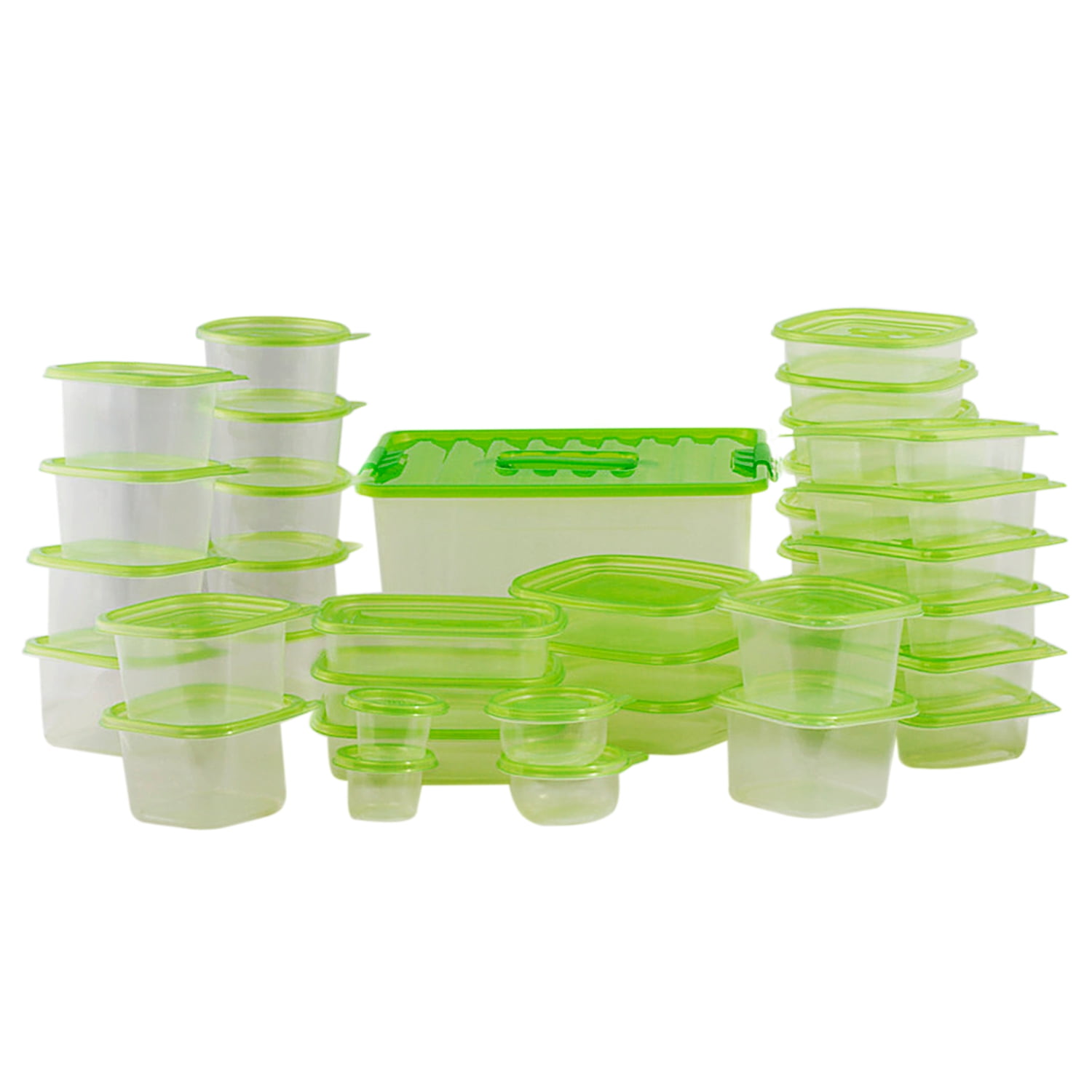 Imperial Home 38 Pc Plastic Container Set Green