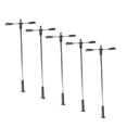 thumbnail image 1 of deevoka 5 Pieces Mini Street Posts Light Models Outdoor Pathway Lantern Posts Sand Table 8cmx3.3cm, 1 of 9