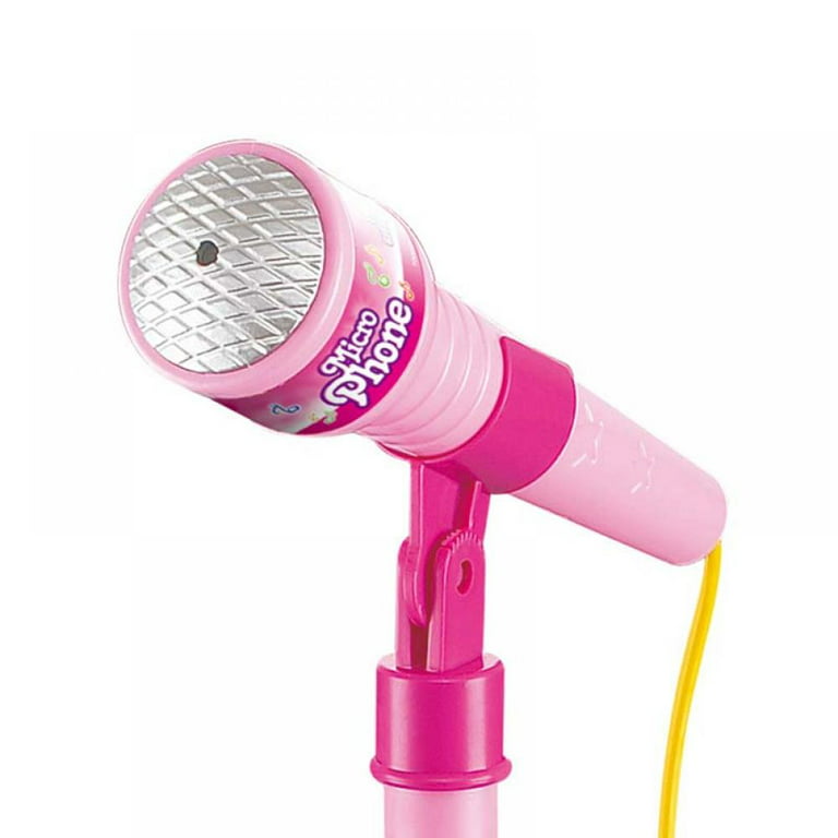 Microphone Kit Karaoke Pink Phone, Toys \ Music and instruments