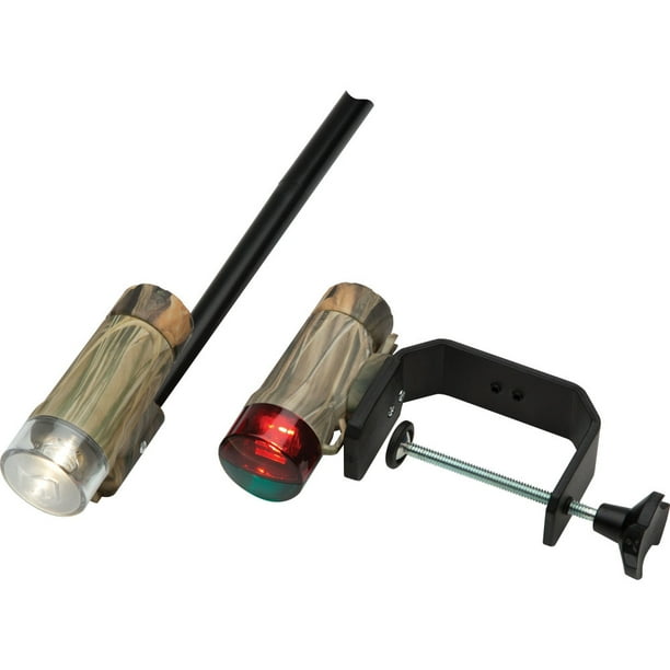 Attwood 141917 ClampOn Portable Marine Boat Navigation Light Kit